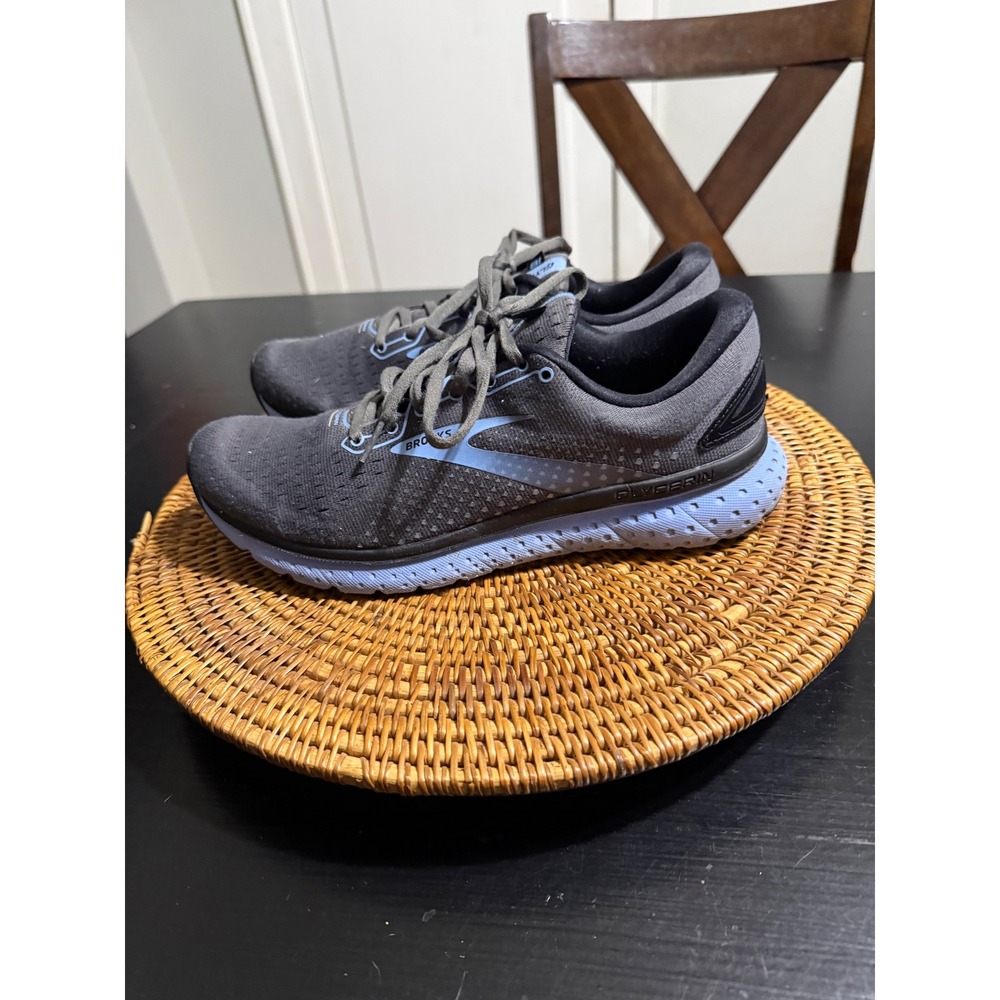 Brooks Glycerin 18 Womens Running Shoes Grey Light Blue Sneakers 1203171B044